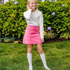 NWT The Beaufort Bonnet Company pink velvet skirt 4T